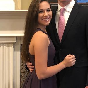 Dark purple dress from lulus